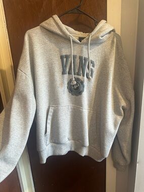 Vans Grey Logo Hoodie XL